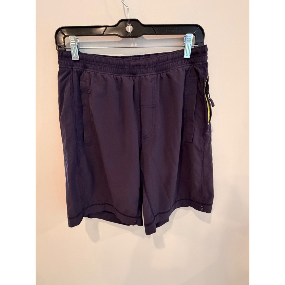 Lululemon Pace Breaker Lined Shorts Mens Medium Blue Athletic Gym‎